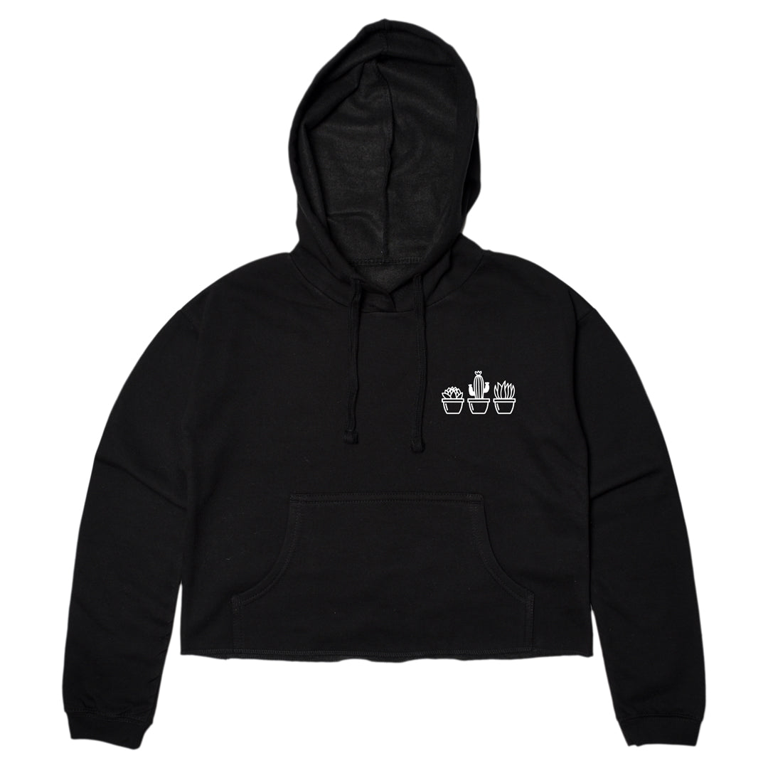 Sweet Garden Gift - Reflective Logo Crop or Classic Hoodie