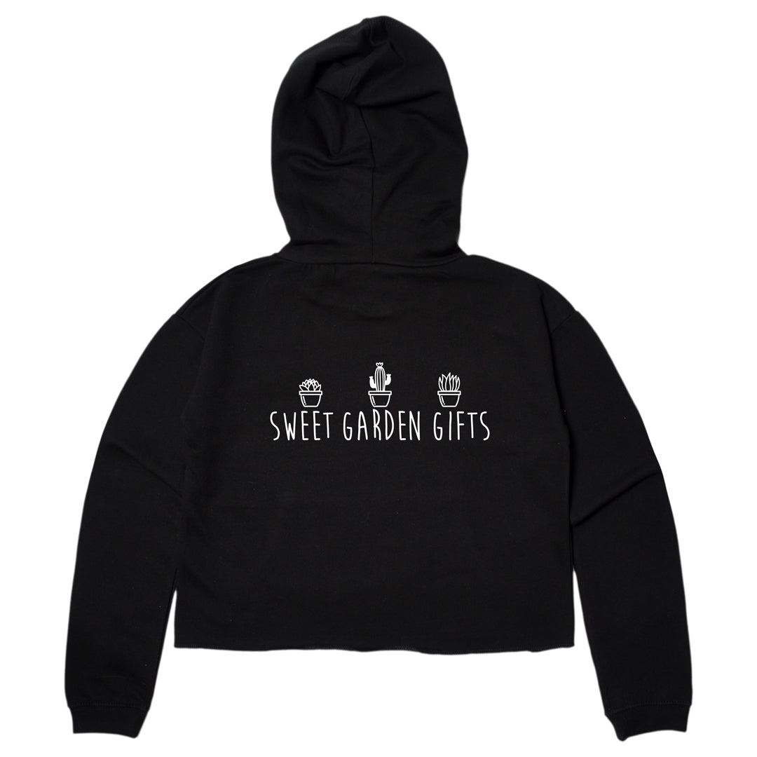 Sweet Garden Gift - Reflective Logo Crop or Classic Hoodie